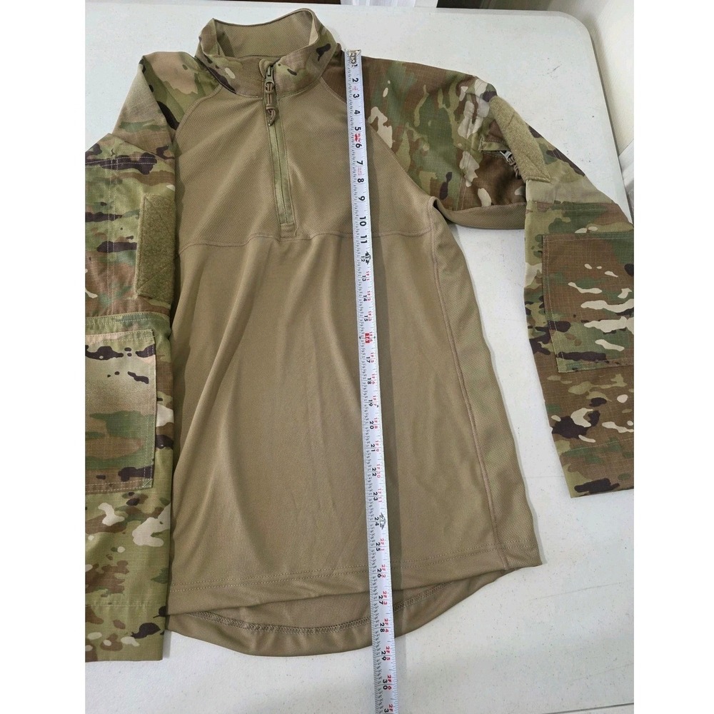 Propper Tactical Combat Shirt Mens S Multicam Coyote Tan Quarter Zip Work LS - Picture 7 of 12